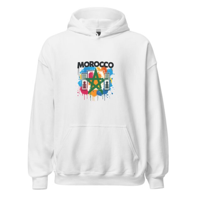Morocco Colors Hoodie — Street Art Edition 🇲🇦