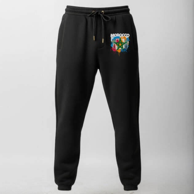 Jogging Morocco Pride – Édition Noire