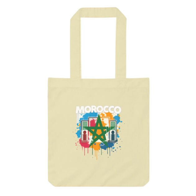 Tote Bag Morocco Pride – Canvas Naturel